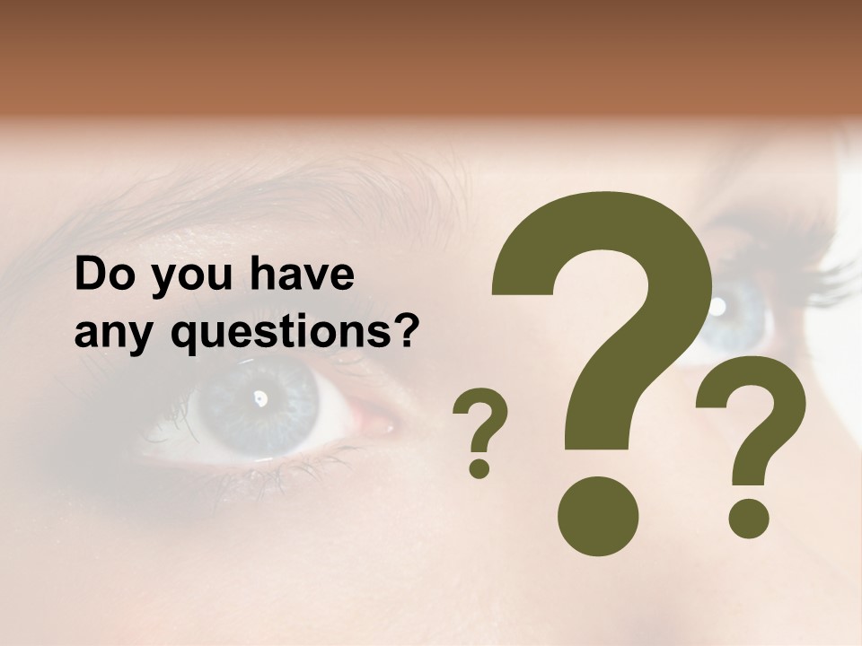 Makeup Portrait Bright PowerPoint Template