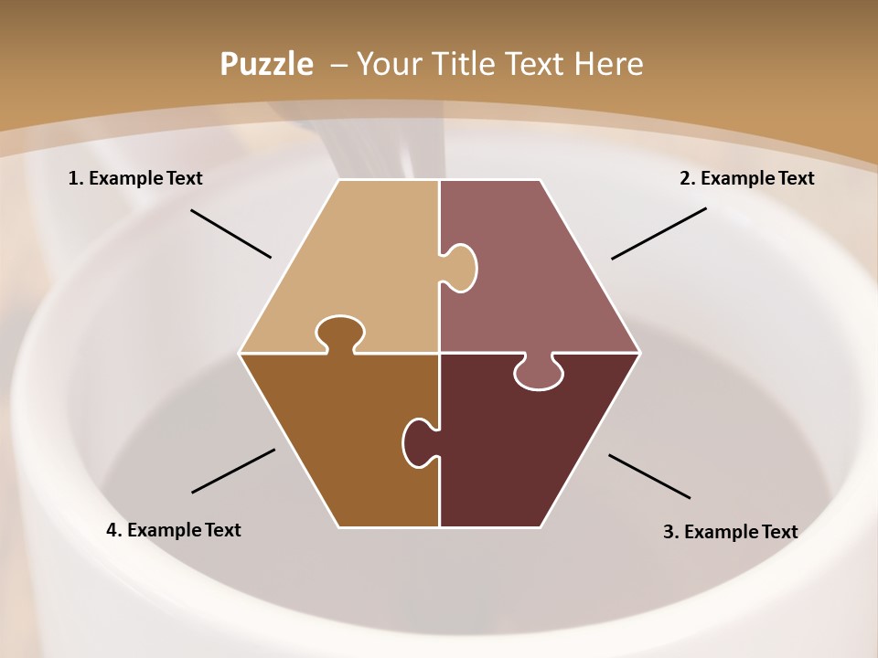 Creamy Chocolate Food PowerPoint Template