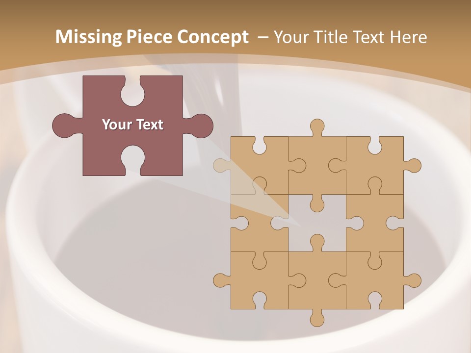 Creamy Chocolate Food PowerPoint Template