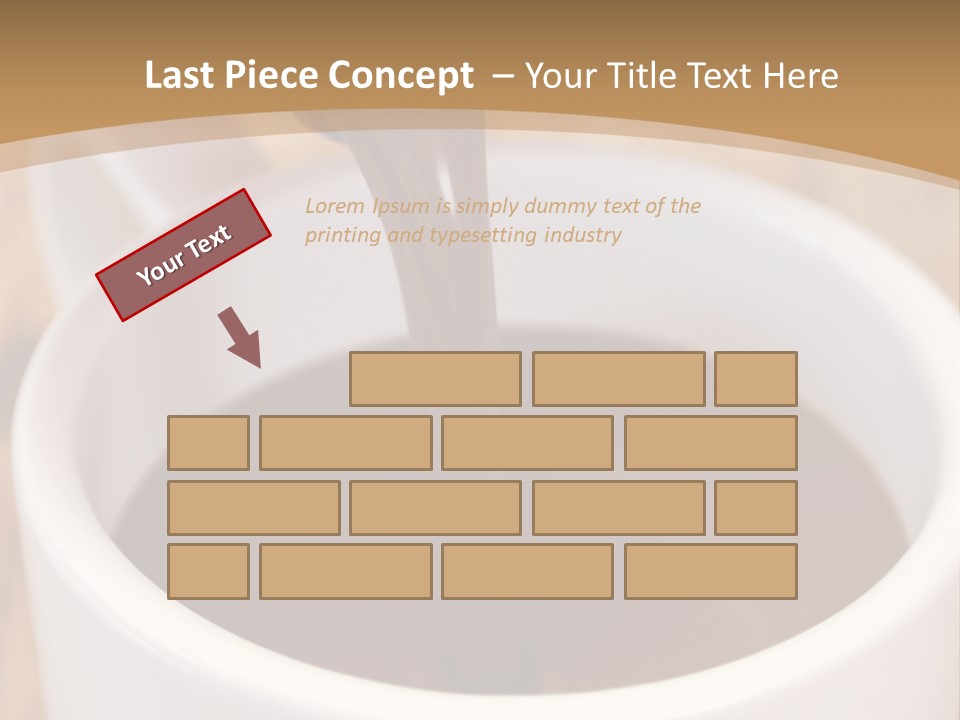 Creamy Chocolate Food PowerPoint Template