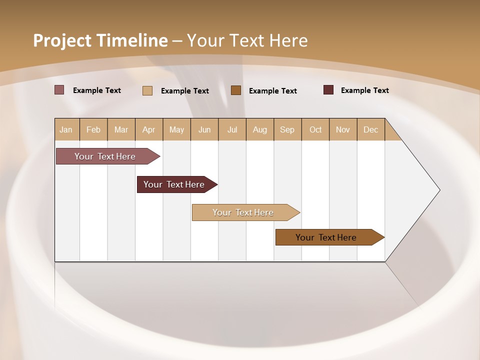 Creamy Chocolate Food PowerPoint Template