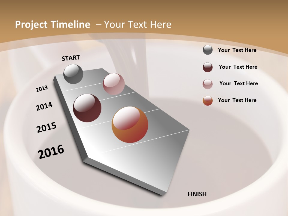 Creamy Chocolate Food PowerPoint Template