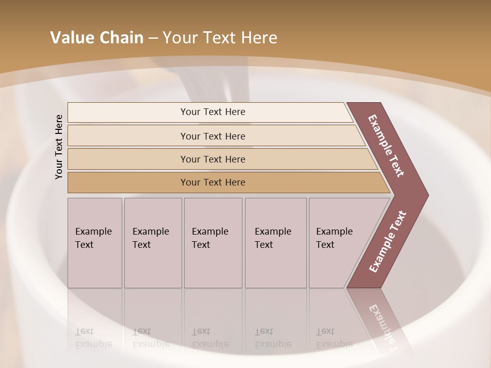 Creamy Chocolate Food PowerPoint Template