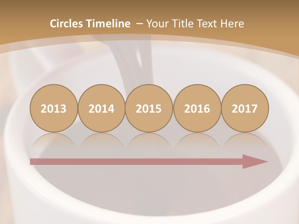 Creamy Chocolate Food PowerPoint Template