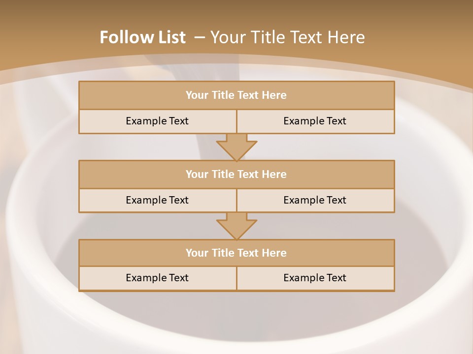Creamy Chocolate Food PowerPoint Template