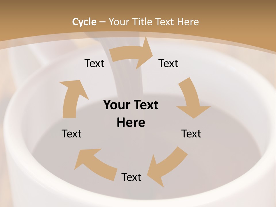 Creamy Chocolate Food PowerPoint Template