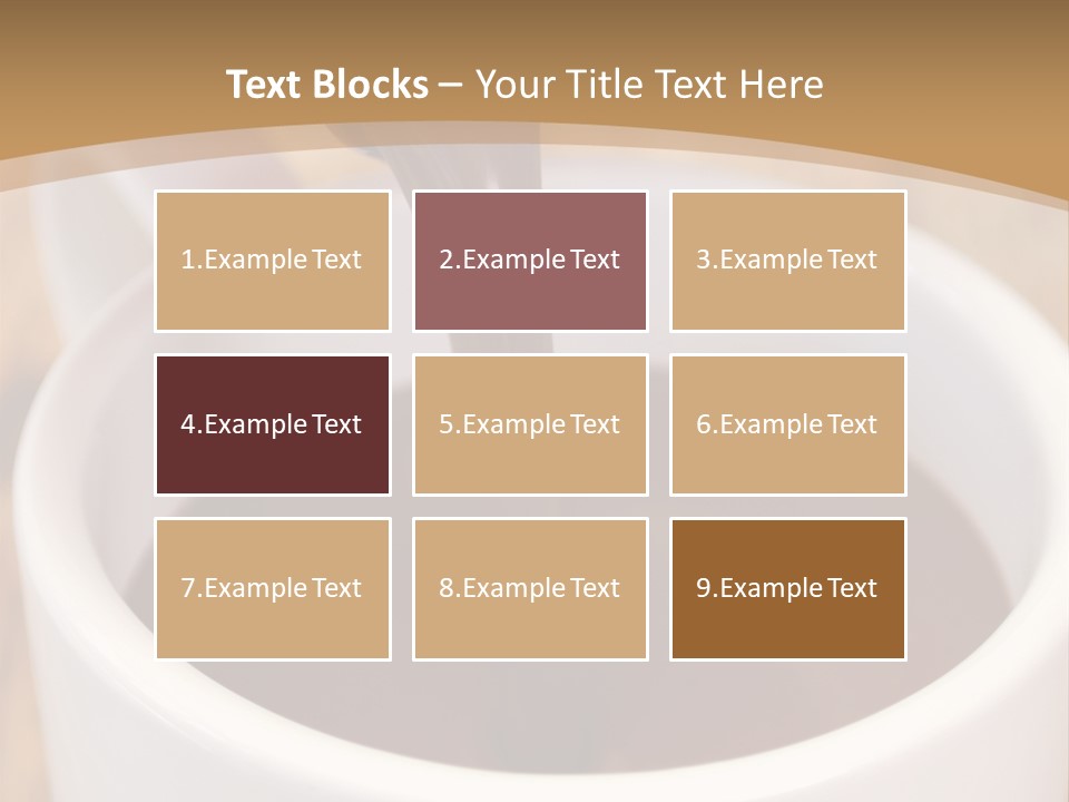 Creamy Chocolate Food PowerPoint Template