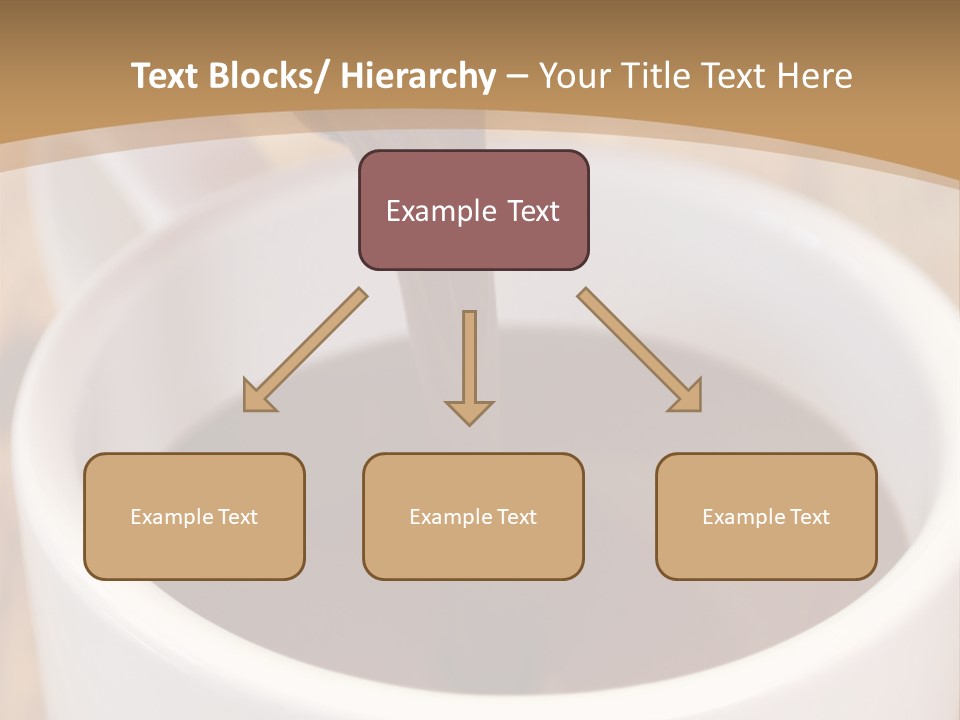 Creamy Chocolate Food PowerPoint Template