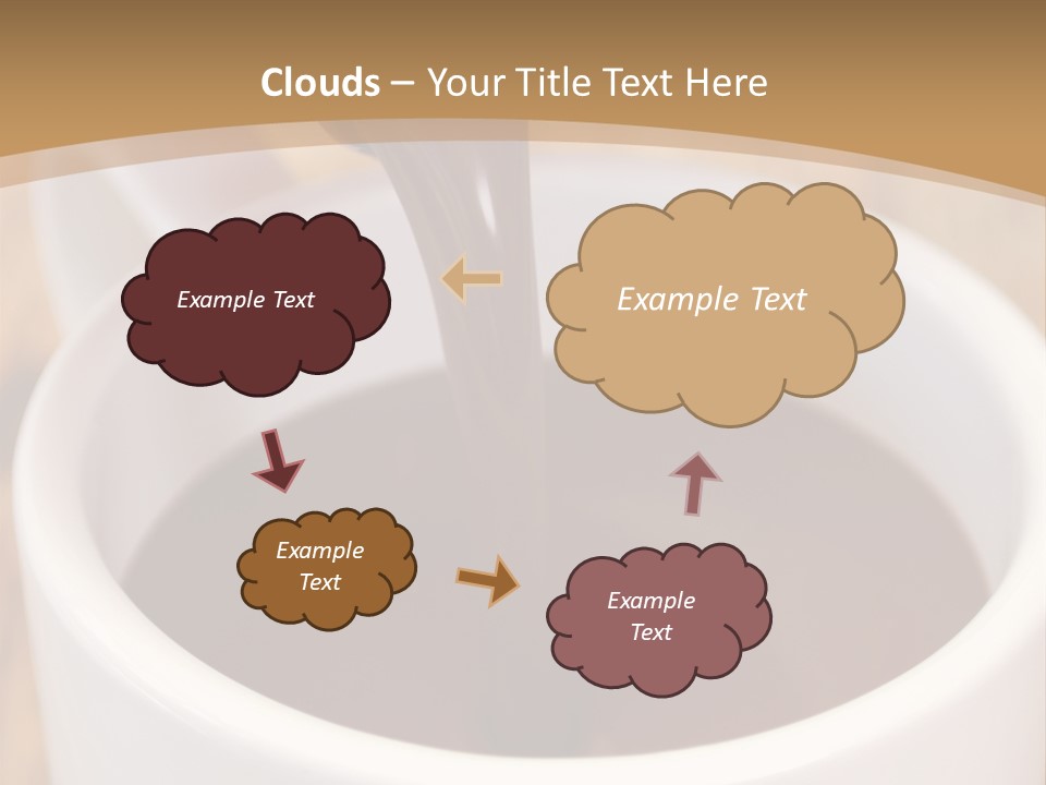 Creamy Chocolate Food PowerPoint Template