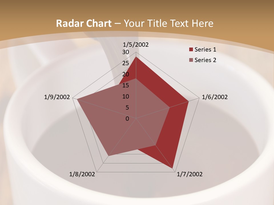 Creamy Chocolate Food PowerPoint Template