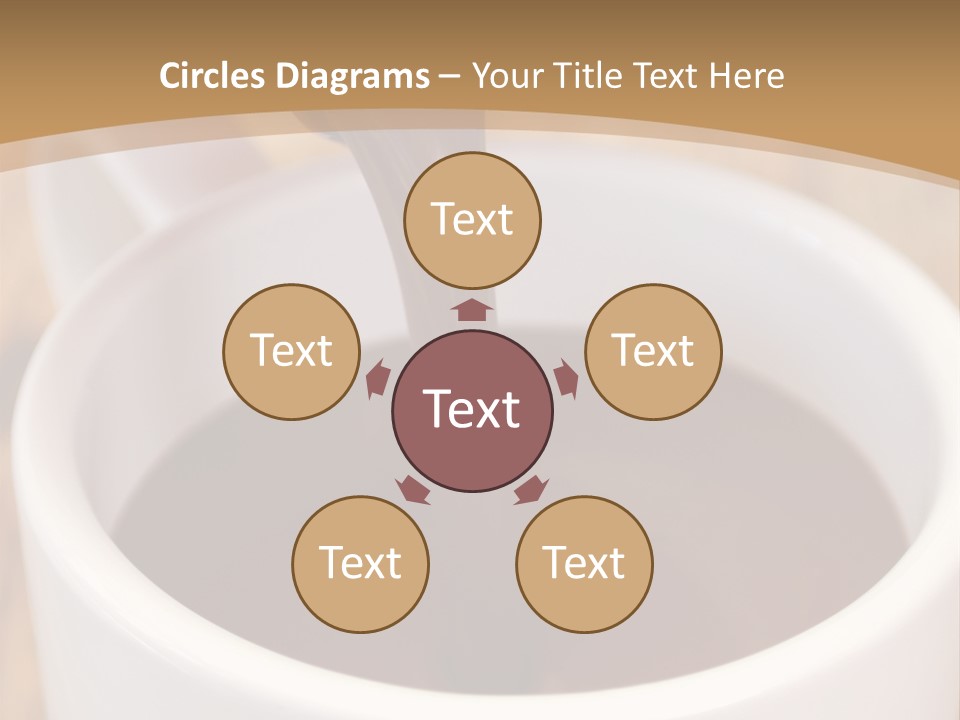 Creamy Chocolate Food PowerPoint Template