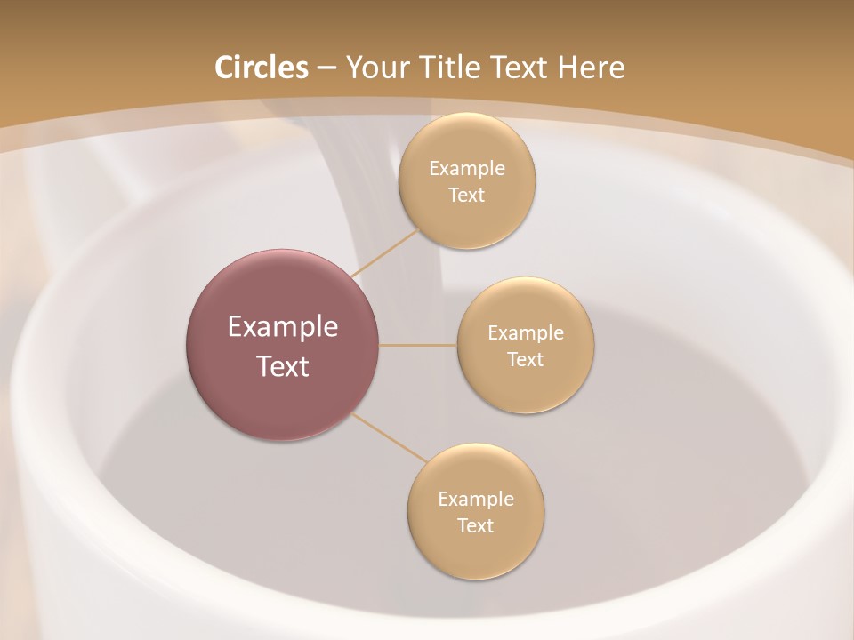 Creamy Chocolate Food PowerPoint Template