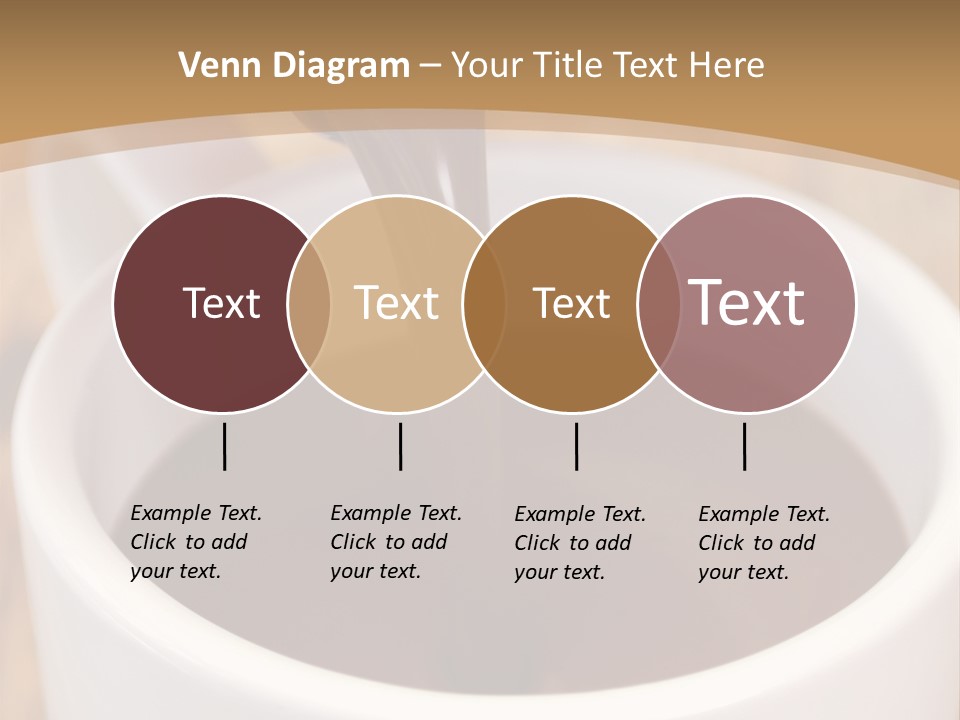 Creamy Chocolate Food PowerPoint Template