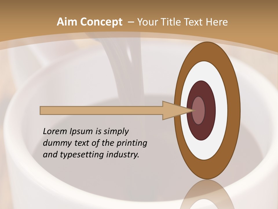 Creamy Chocolate Food PowerPoint Template