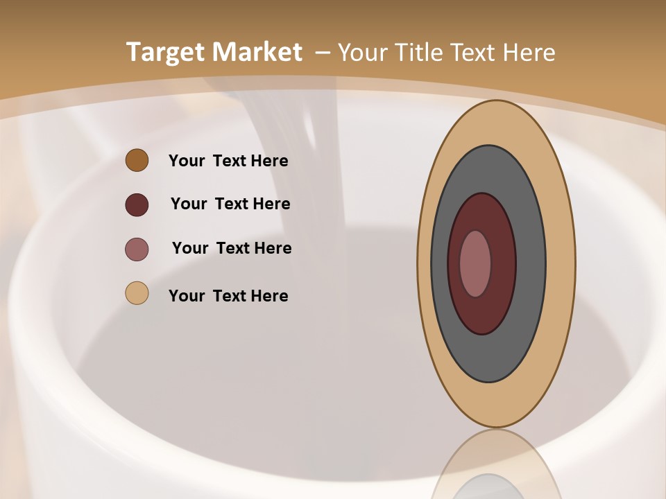 Creamy Chocolate Food PowerPoint Template