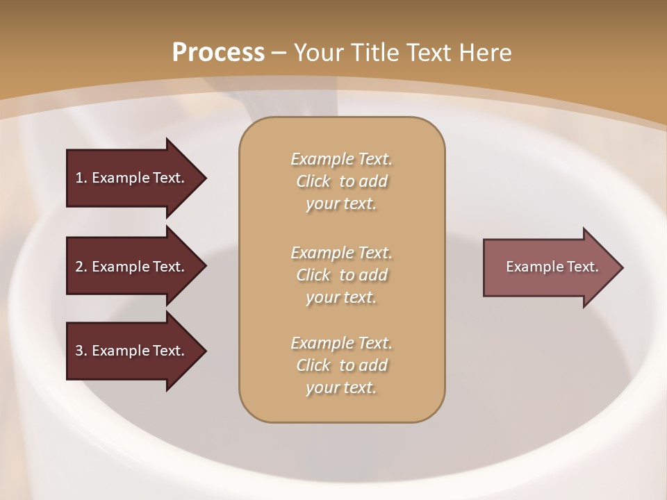 Creamy Chocolate Food PowerPoint Template
