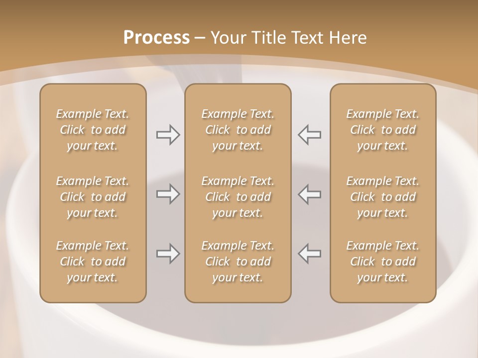 Creamy Chocolate Food PowerPoint Template