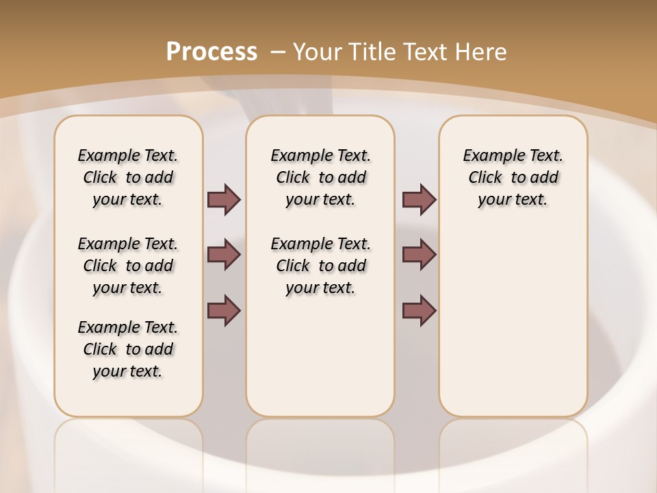 Creamy Chocolate Food PowerPoint Template
