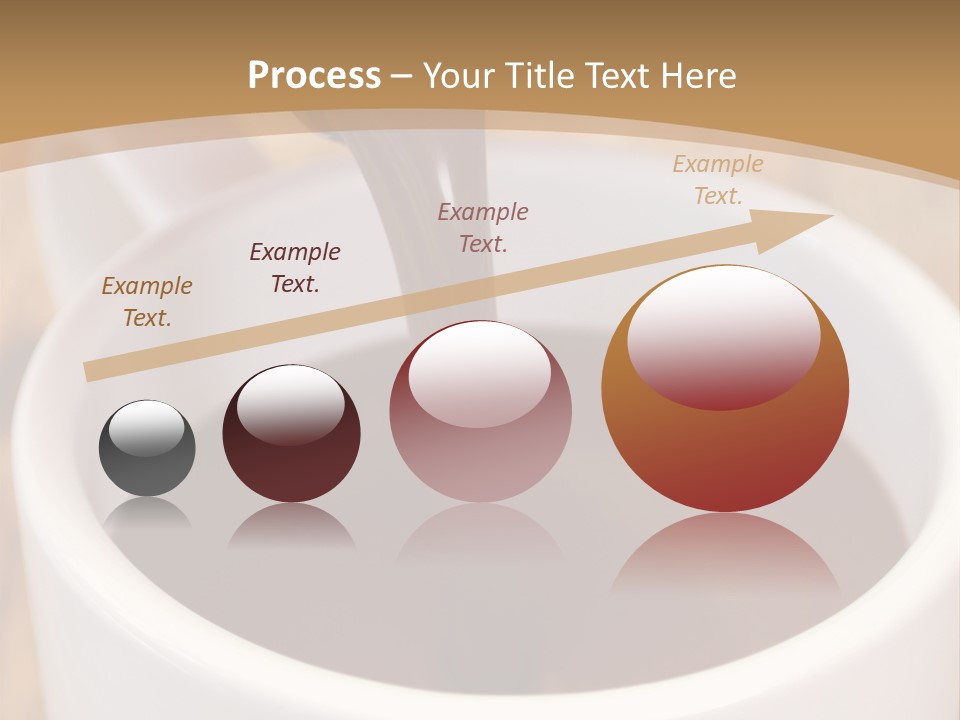 Creamy Chocolate Food PowerPoint Template