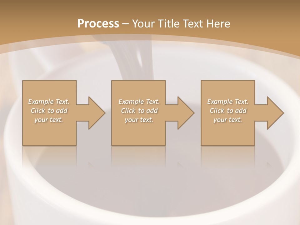 Creamy Chocolate Food PowerPoint Template