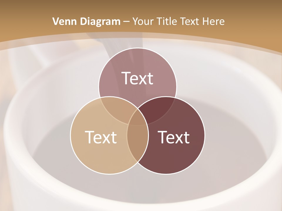 Creamy Chocolate Food PowerPoint Template