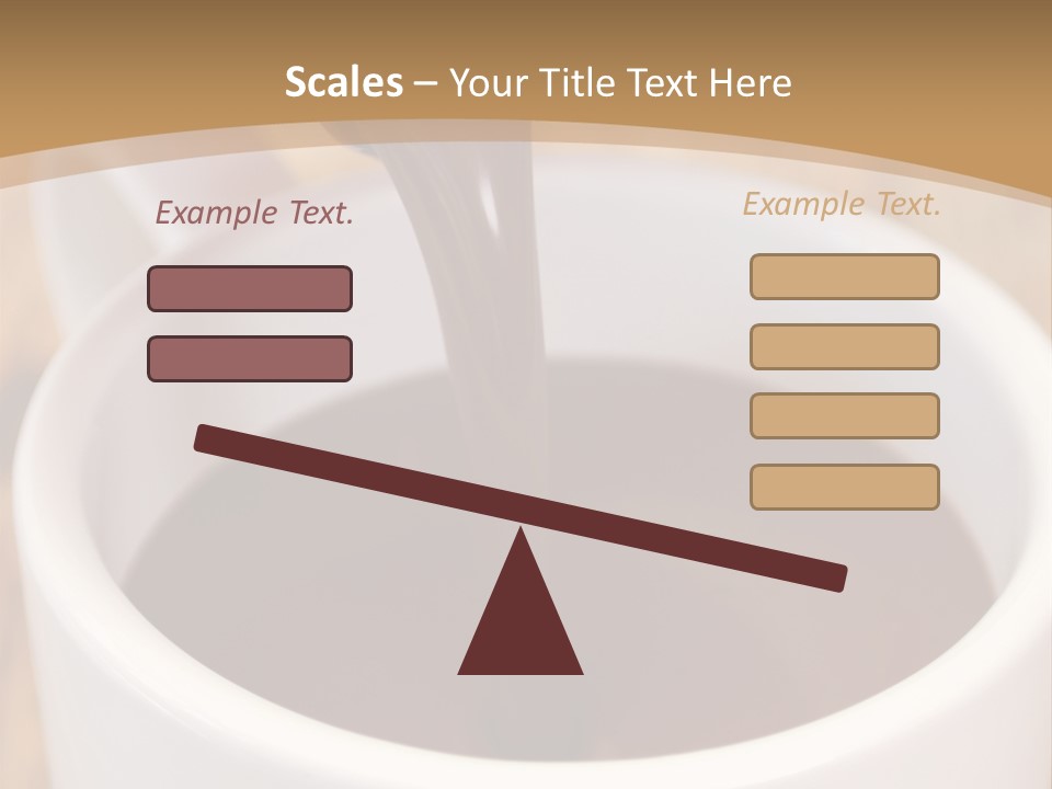 Creamy Chocolate Food PowerPoint Template