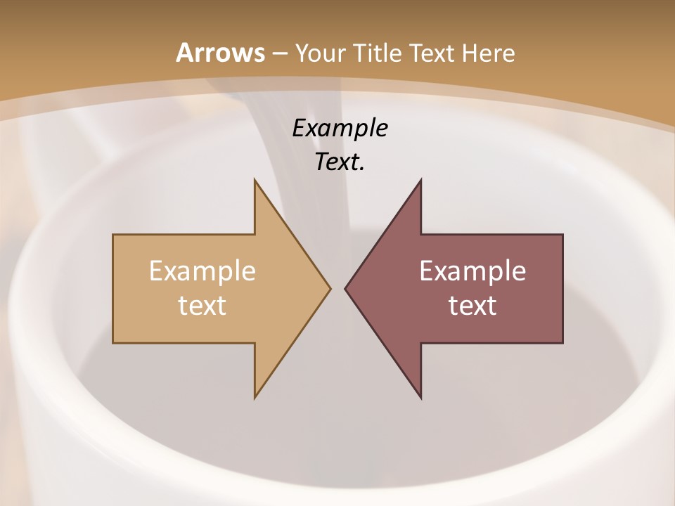 Creamy Chocolate Food PowerPoint Template