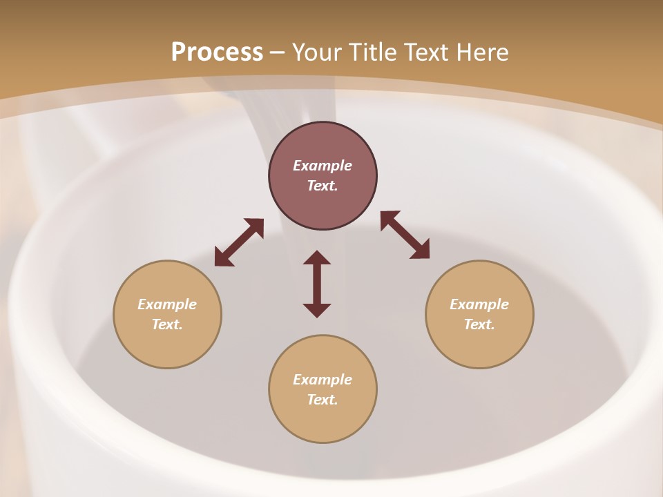 Creamy Chocolate Food PowerPoint Template