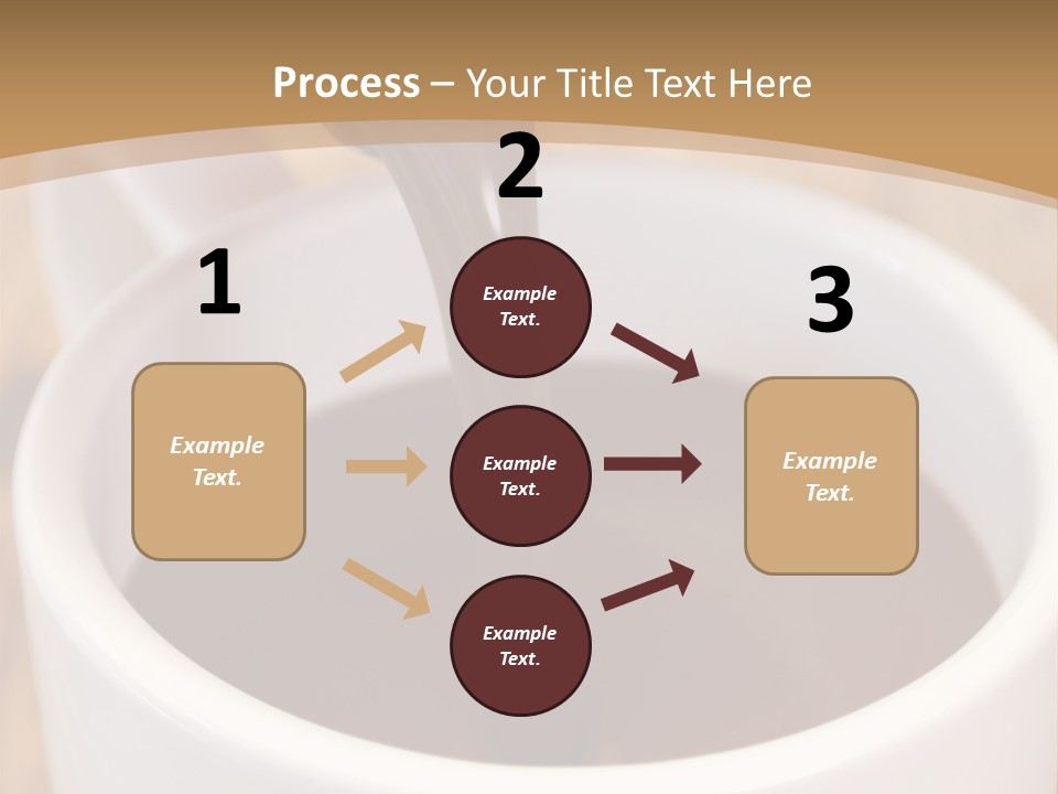 Creamy Chocolate Food PowerPoint Template