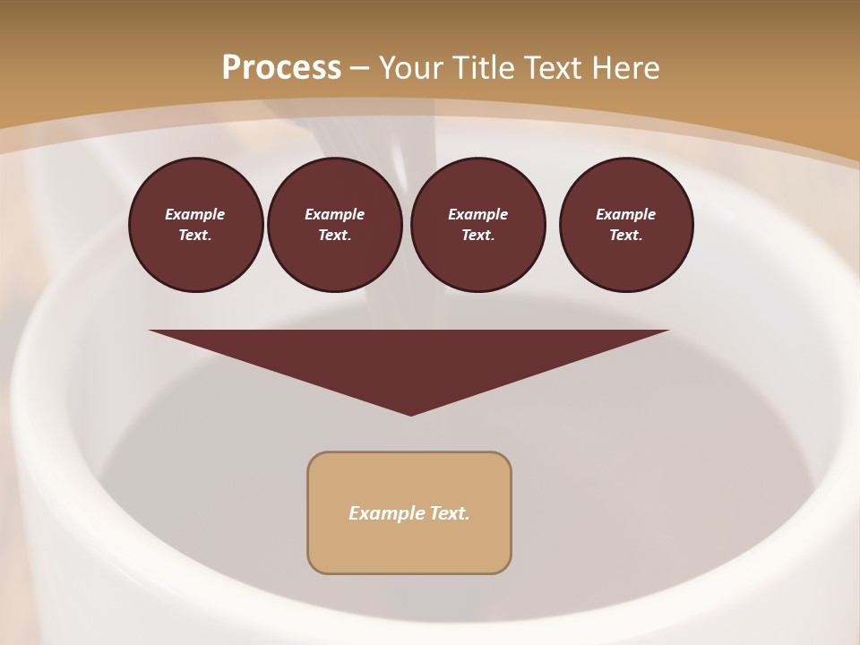 Creamy Chocolate Food PowerPoint Template