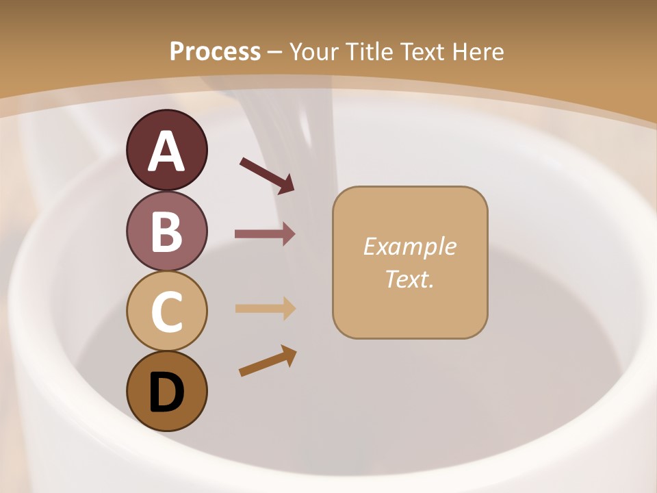 Creamy Chocolate Food PowerPoint Template
