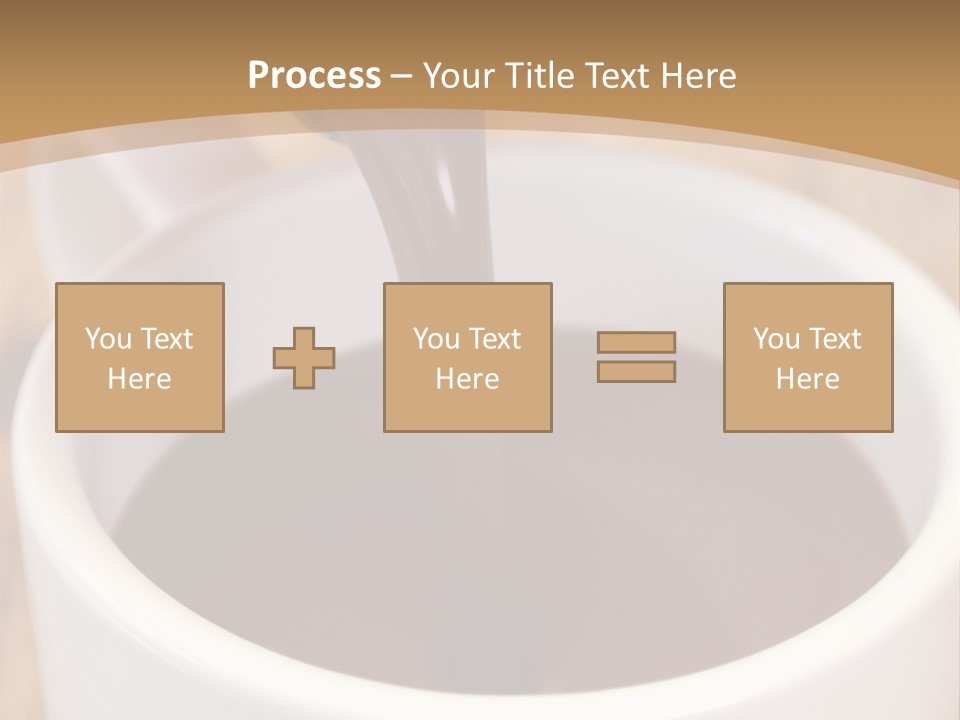 Creamy Chocolate Food PowerPoint Template