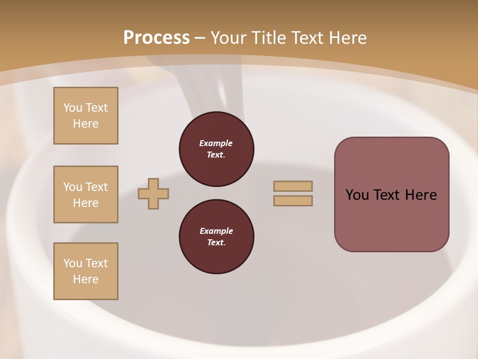 Creamy Chocolate Food PowerPoint Template