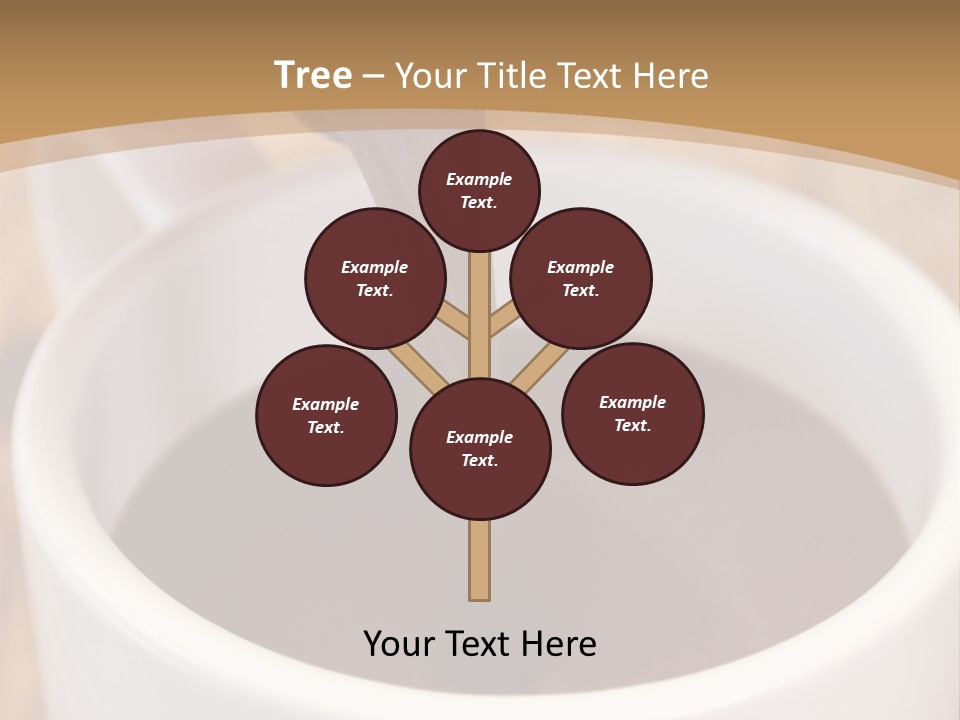 Creamy Chocolate Food PowerPoint Template