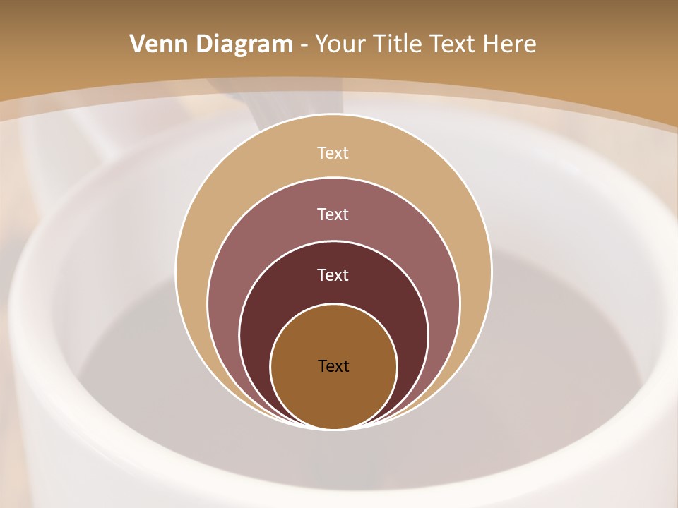 Creamy Chocolate Food PowerPoint Template