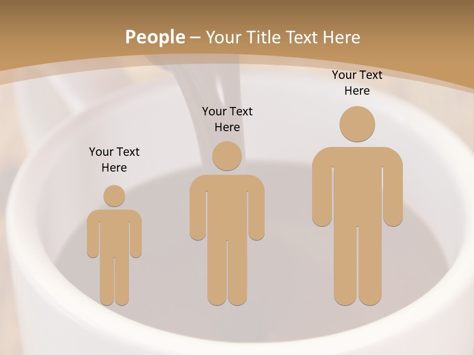 Creamy Chocolate Food PowerPoint Template