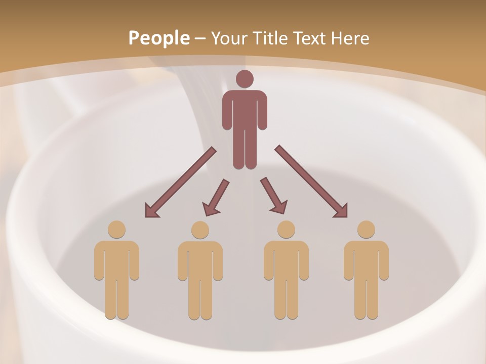 Creamy Chocolate Food PowerPoint Template