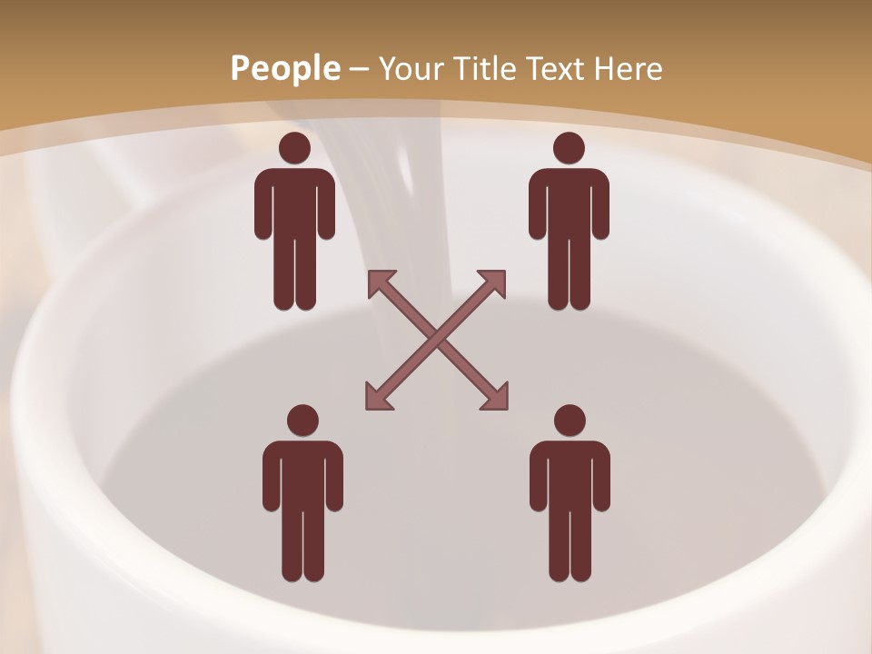 Creamy Chocolate Food PowerPoint Template