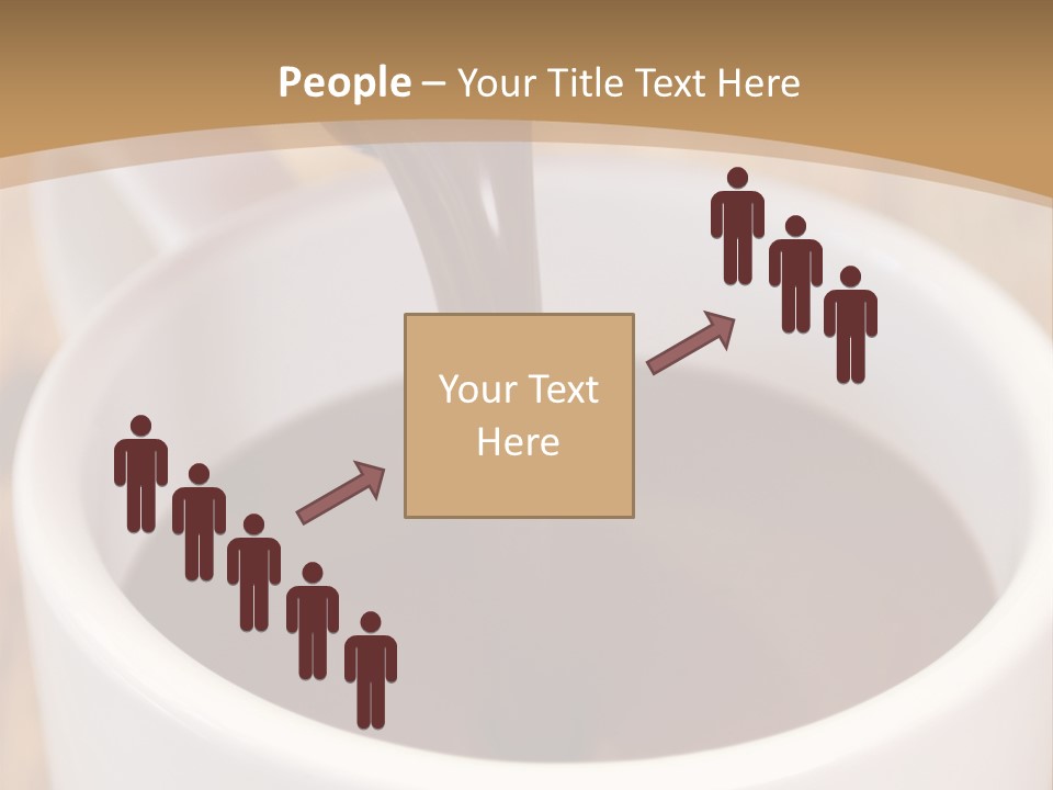 Creamy Chocolate Food PowerPoint Template