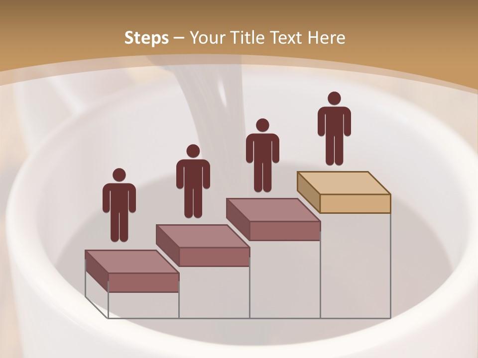 Creamy Chocolate Food PowerPoint Template