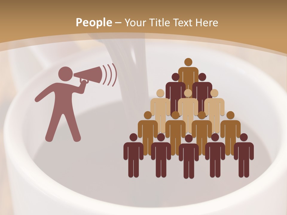 Creamy Chocolate Food PowerPoint Template