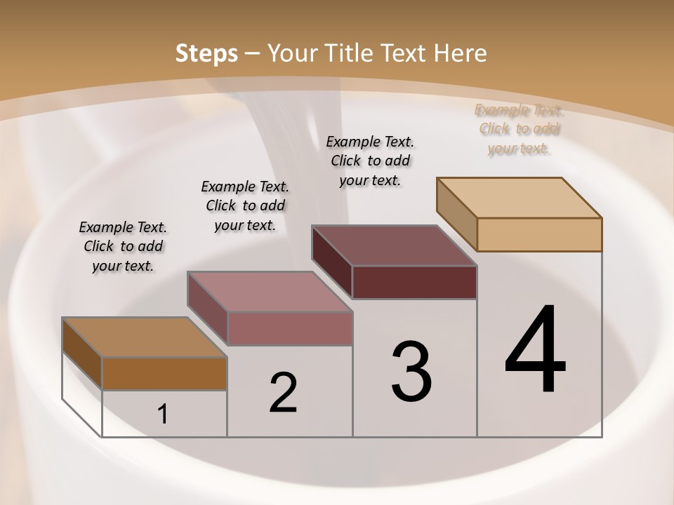 Creamy Chocolate Food PowerPoint Template