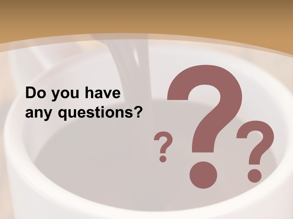 Creamy Chocolate Food PowerPoint Template