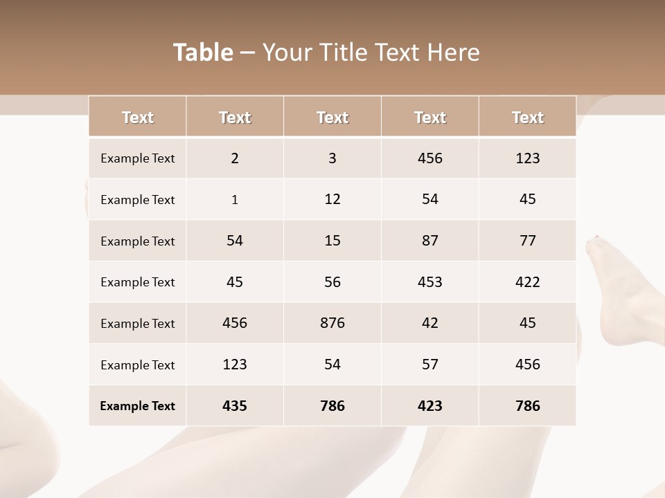 Health Woman Soft PowerPoint Template
