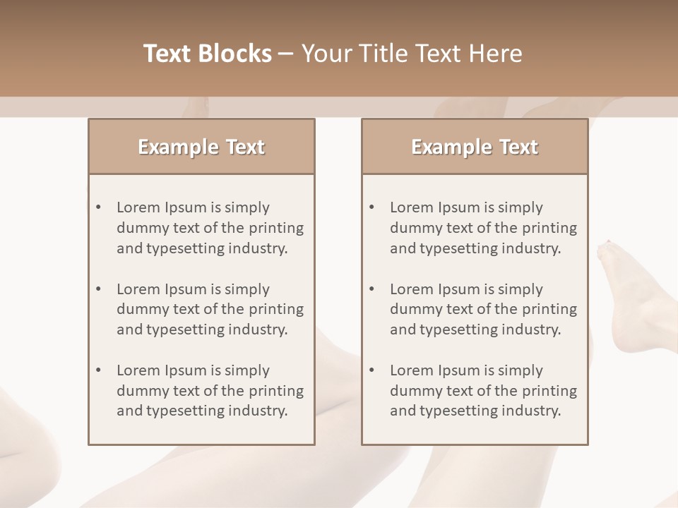 Health Woman Soft PowerPoint Template