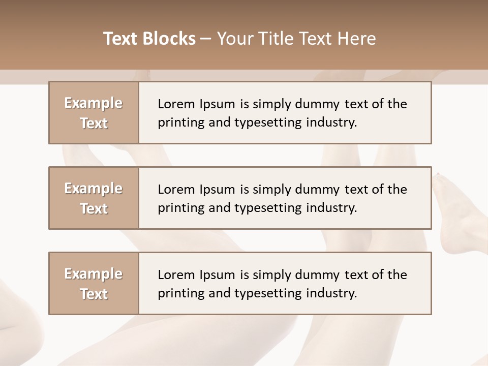 Health Woman Soft PowerPoint Template