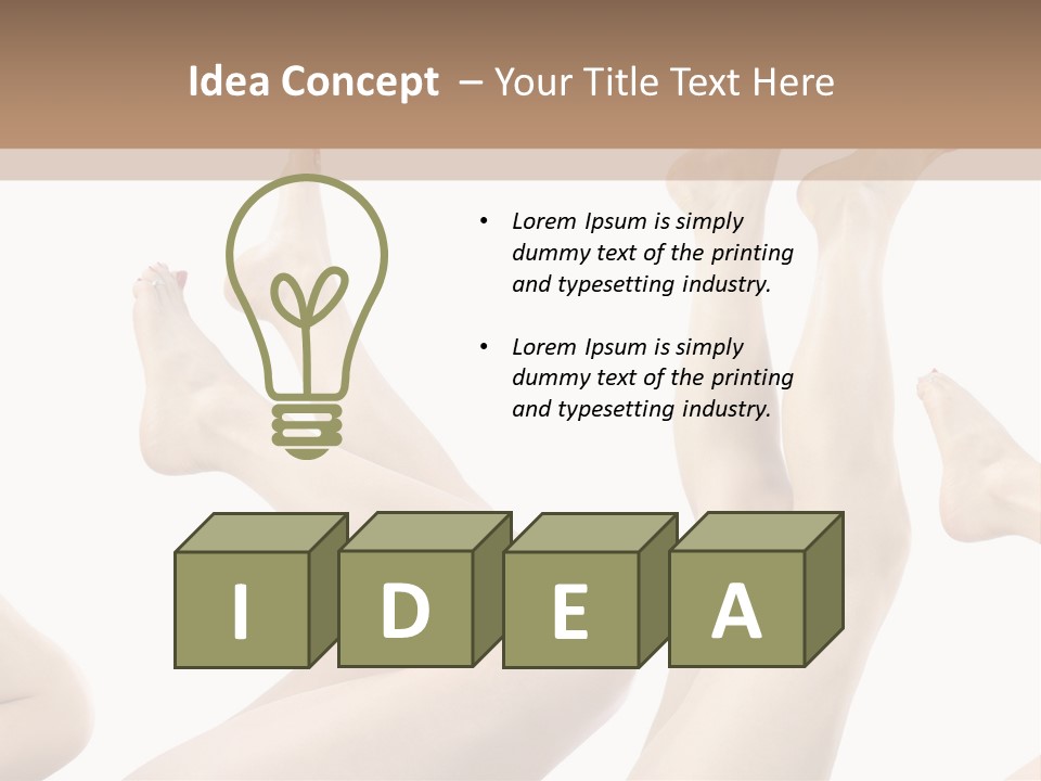 Health Woman Soft PowerPoint Template