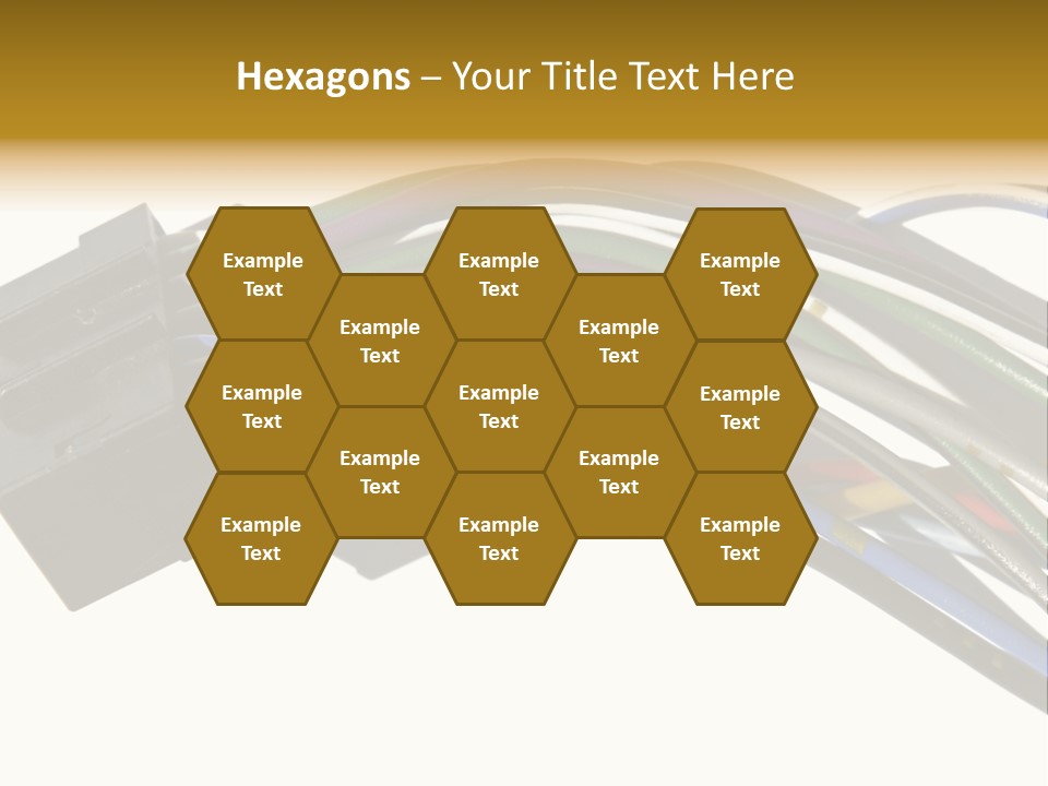 Communication Cord Seal PowerPoint Template
