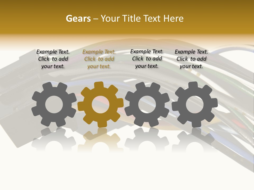 Communication Cord Seal PowerPoint Template