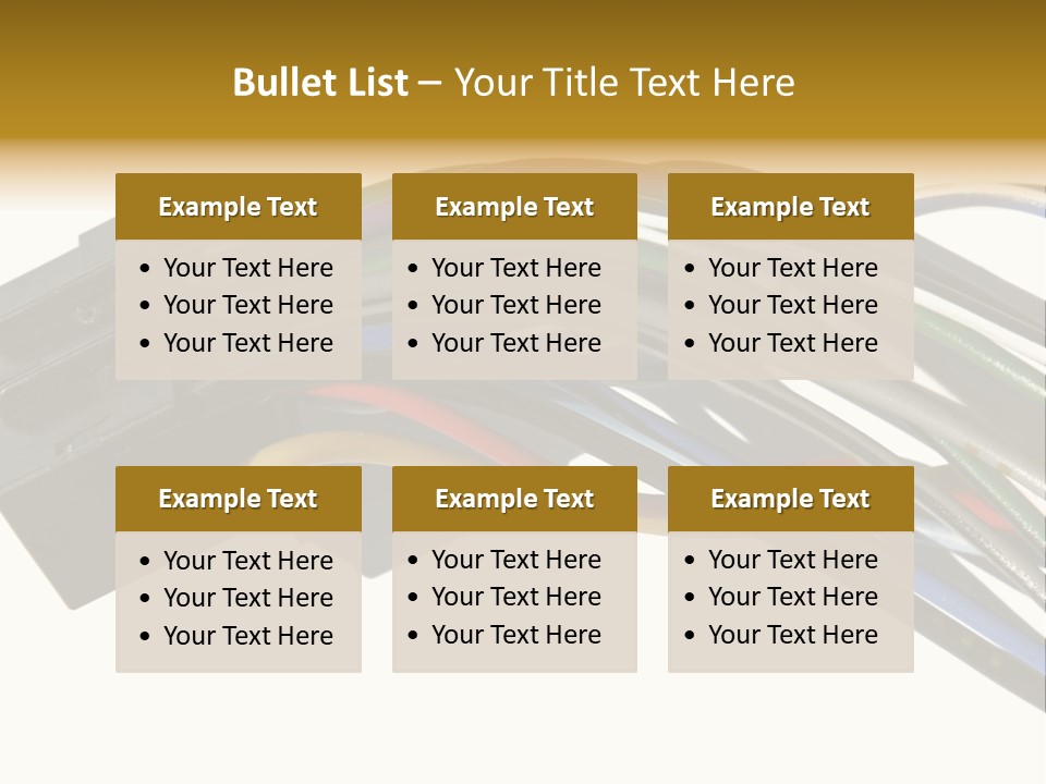 Communication Cord Seal PowerPoint Template
